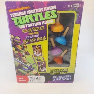 Teenage Mutant Ninja Turtle Reflex Card Game Plunger Pick Up